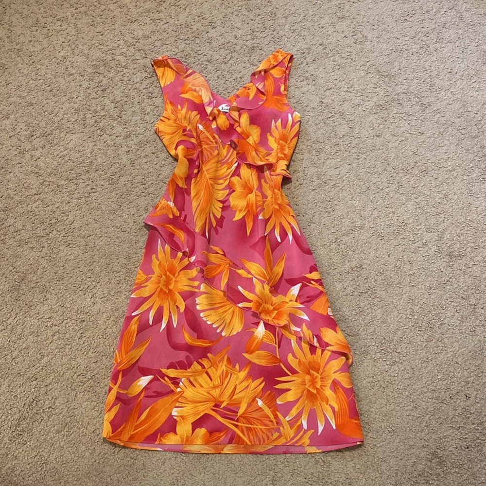 Vintage Jessica Midi Summer Dress Size 4